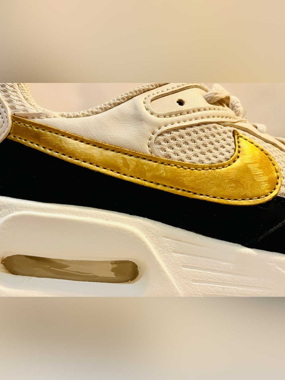 Nike Air Max SC SE in Phantom/Metallic Gold/Black Women’s Size 7 - Picture 2 of 7